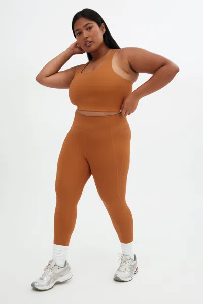 Girlfriend Collective Caramel Compressive High-rise Legging