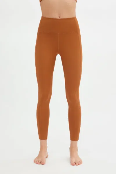 Girlfriend Collective Caramel Compressive Pocket Legging