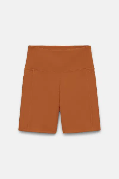 Girlfriend Collective Caramel Compressive Pocket Run Short