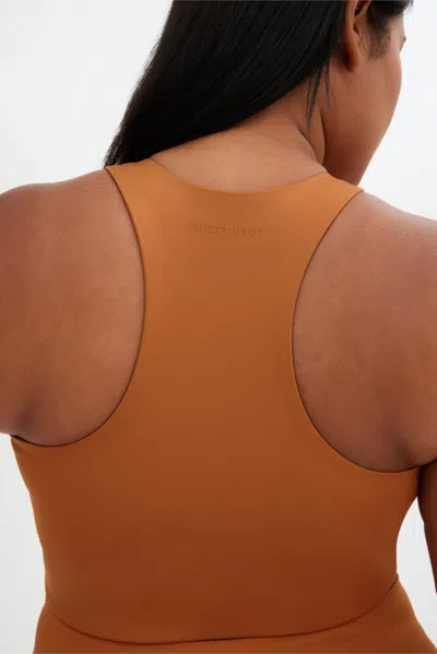 Girlfriend Collective Caramel Dylan Tank Bra