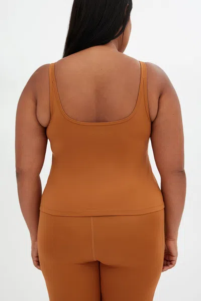 Girlfriend Collective Caramel Gemma Scoop Tank