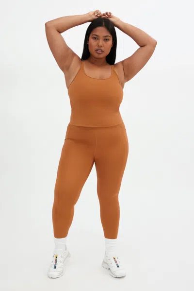 Girlfriend Collective Caramel Gemma Scoop Tank