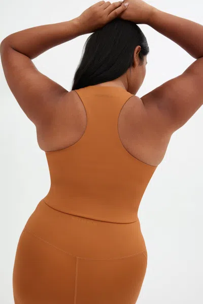 Girlfriend Collective Caramel Paloma Racerback Bra