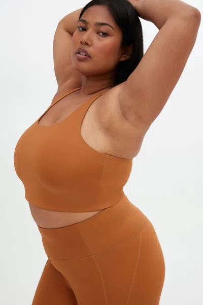 Girlfriend Collective Caramel Paloma Racerback Bra