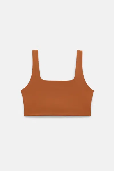 GIRLFRIEND COLLECTIVE CARAMEL TOMMY CROPPED BRA 