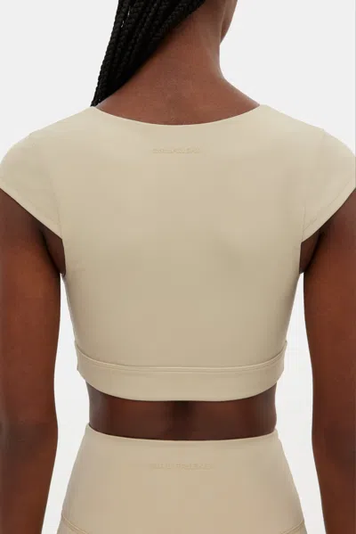 Girlfriend Collective Marble Farrah Cap Sleeve Bra
