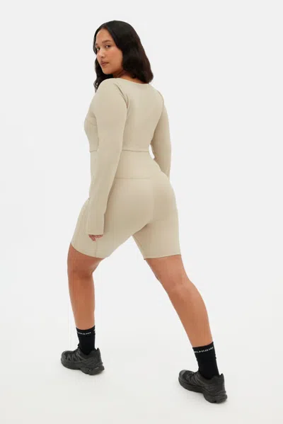 Girlfriend Collective Marble Kelsey Seamed Unitard