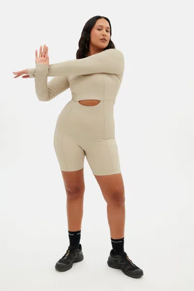 Girlfriend Collective Marble Kelsey Seamed Unitard