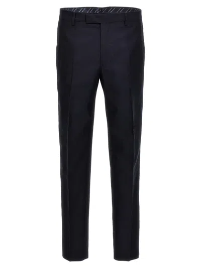 Etro Cotton Pants In Blue