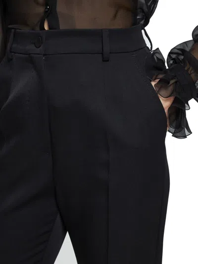 Shop Dolce & Gabbana Trousers In Black