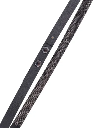 Orciani Belts Black In Black