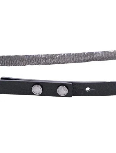 Orciani Belts Black In Black