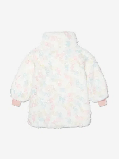 Angel's Face Angels Face Girls Oscars Pastel Fur Jacket In White