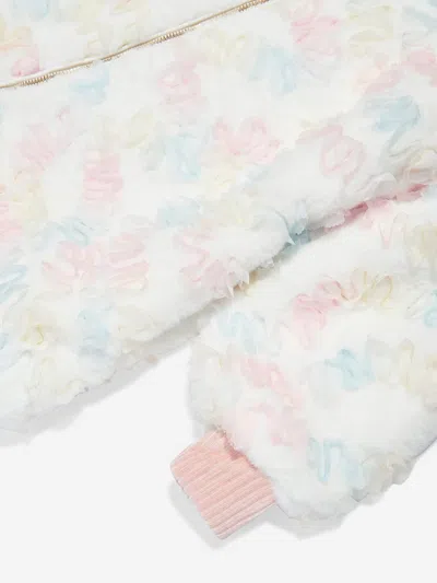 Angel's Face Angels Face Girls Oscars Pastel Fur Jacket In White