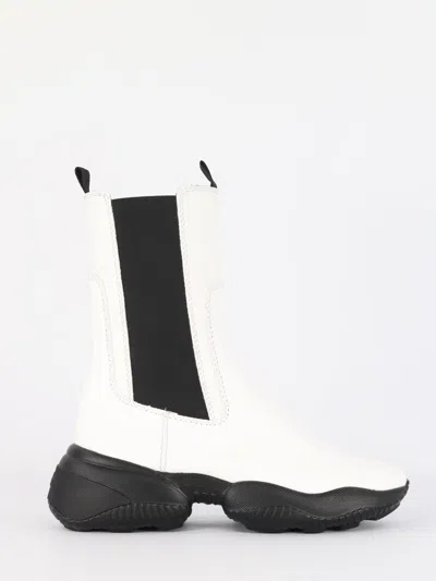 Hogan Interaction Chelsea Boots - Atterley In White
