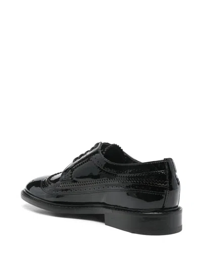 Paul Smith Fuentes Brogue Shoes In Patent Leather In Black