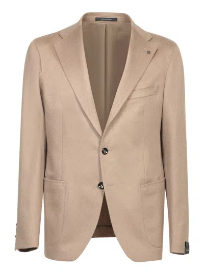 Shop Tagliatore Blazers In Beige