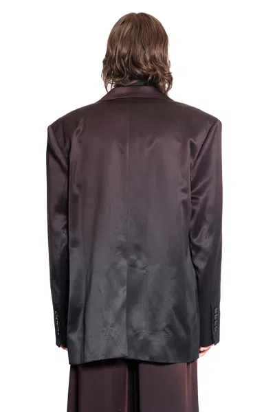 Ann Demeulemeester Man Multicolor Blazers In Multicolor