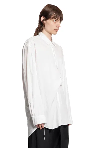 Ann Demeulemeester Mark High Comfort Shirt In White