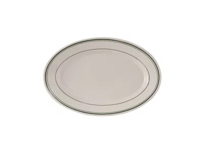 Tuxton Green Bay Oval Platter 8-1/4"x5-3/4", 36 Pieces