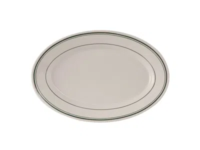 Tuxton Green Bay Oval Platter 10-1/2"x7-3/8", 24 Pieces