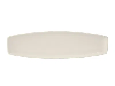 Tuxton Napa Rectangular Plate 14"x4" W/tapered Ends, 12 Pieces