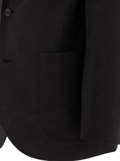 Goldwin Wool Blend Twill Regular Fit Blazer In Black