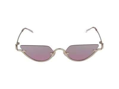 Gucci Gg1603s Cat-eye Frame Sunglasses In Gold Gold Pink