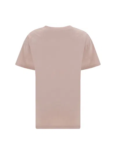 Maison Margiela Logo Embroidery T-shirt In Brown