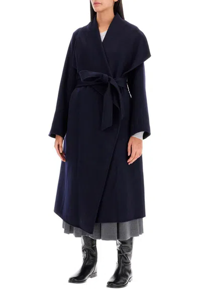 Shop Ivy & Oak Wool Coat By Carrie Rose In Blue