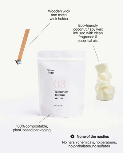 Siblings No 03 — Tangerine, Jasmine, Vetiver