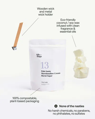Siblings No 13 — Palo Santo, Marshmallow Cream, Burnt Sugar