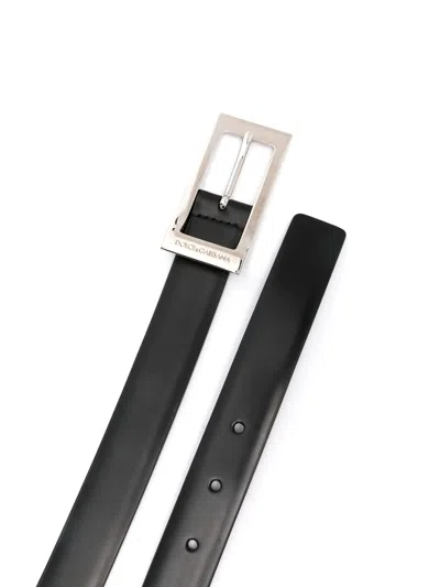 Dolce & Gabbana Brushed-leather Belt