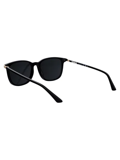 Shop Montblanc Squared Sunglasses Mb0338 S 001