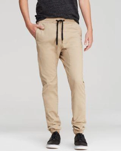 Shop Zanerobe Sureshot Jogger Pants In Tan