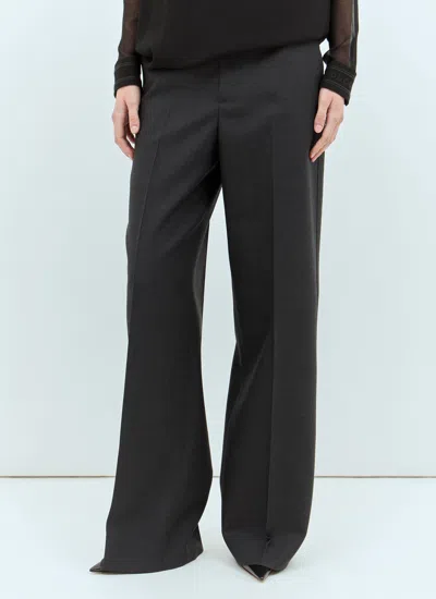 Gucci Wool Tailored Pants In Gray