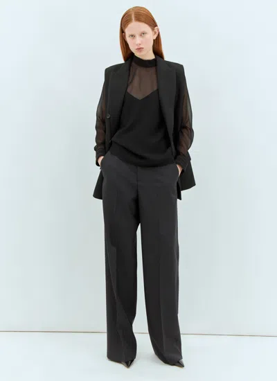Gucci Wool Tailored Pants In Gray