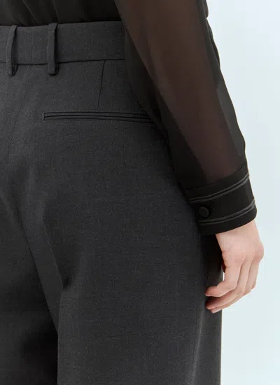 Gucci Wool Tailored Pants In Gray
