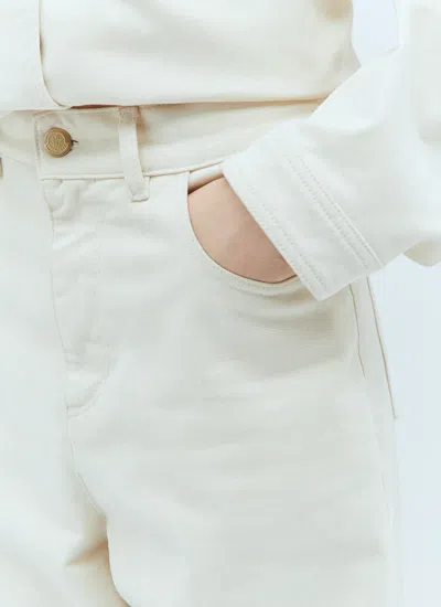 Moncler Brushed Twill Pants In Multicolor