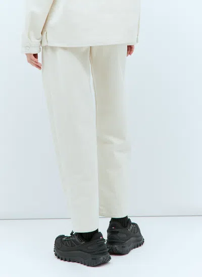 Moncler Brushed Twill Pants In Multicolor