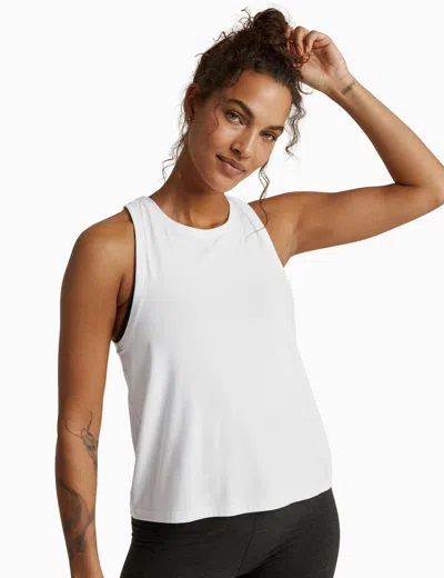 Beyond Yoga Featherweight Spacedye Rebalanced Tank In White
