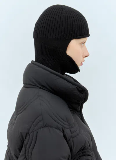 Moncler Wool And Cashmere Balaclava In Black