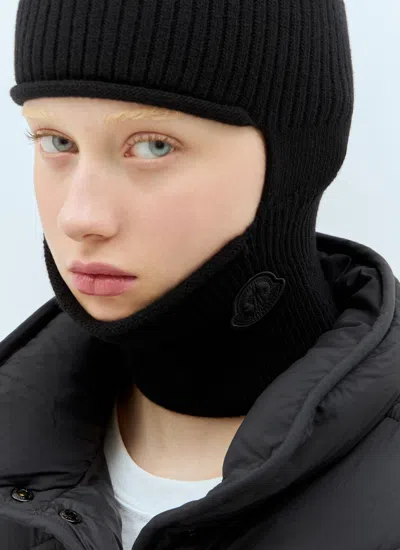 Moncler Wool And Cashmere Balaclava In Black