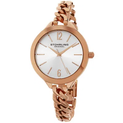 Stuhrling Women's Classic Silver Dial Watch In Silver