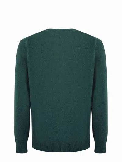 Mc2 Saint Barth "non Sarà Un`avventura" Sweater In Verde Inglese