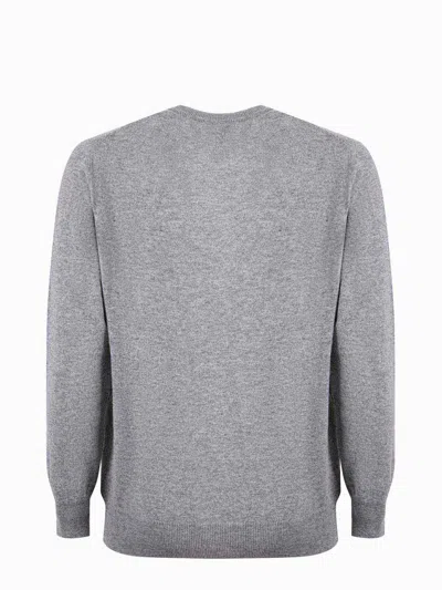 Mc2 Saint Barth Sweater In Wool And Cashmere Blend In Grey