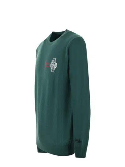 Mc2 Saint Barth Maglione Heron In Green