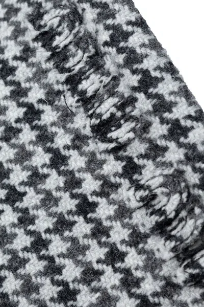 Miu Miu Embroidered Wool Mini Skirt In Printed