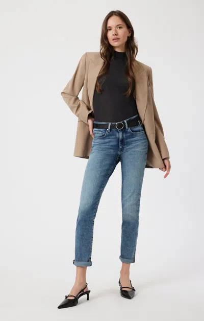 Mavi Kendra High-rise Straight Leg Jeans In Light Flex In Light Blue