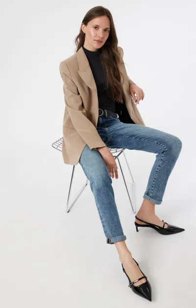 Mavi Kendra High-rise Straight Leg Jeans In Light Flex In Light Blue